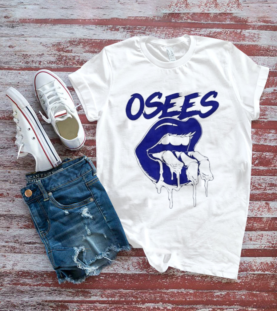Osees Mouth With Dripping Blue Fingers T-Shirt