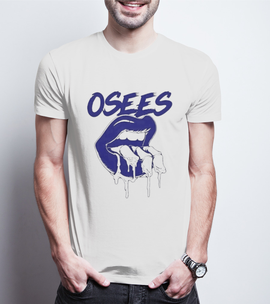 Osees Mouth With Dripping Blue Fingers T-Shirt