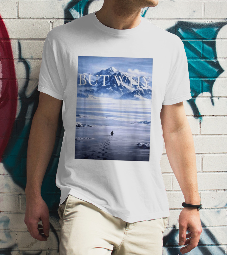 But Why Penguin Mountains T-Shirt