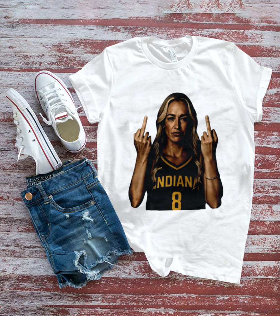INDIANA 8 Flipping The Bird T-Shirt