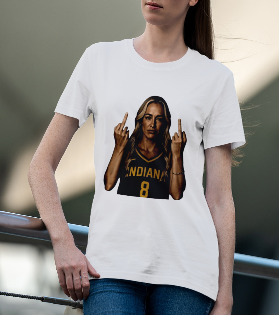 INDIANA 8 Flipping The Bird T-Shirt