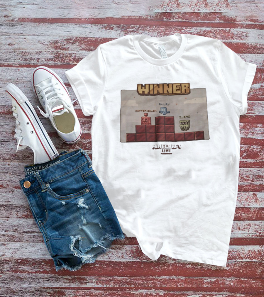 Winner Copper Golem Allay Glare Podium Event T-Shirt
