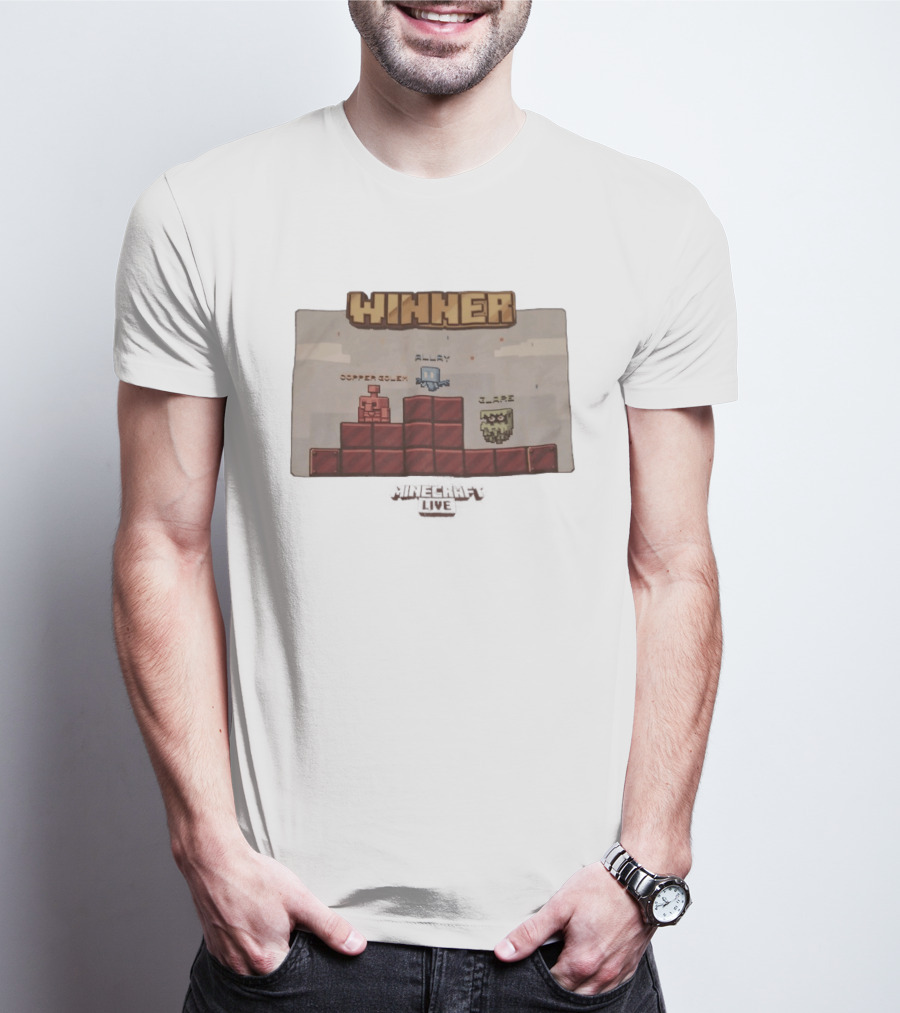 Winner Copper Golem Allay Glare Podium Event T-Shirt