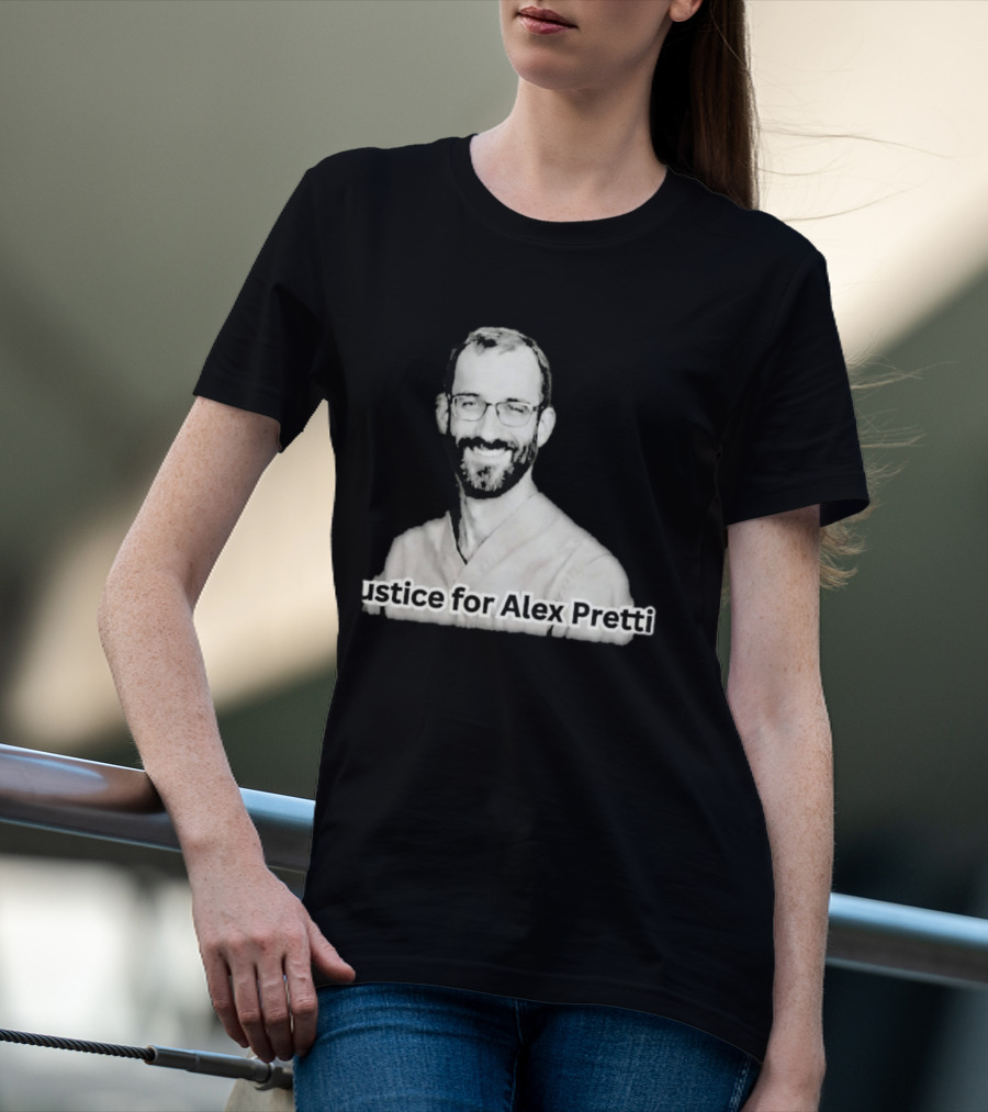 Justice For Alex Pretti Memorial T-Shirt