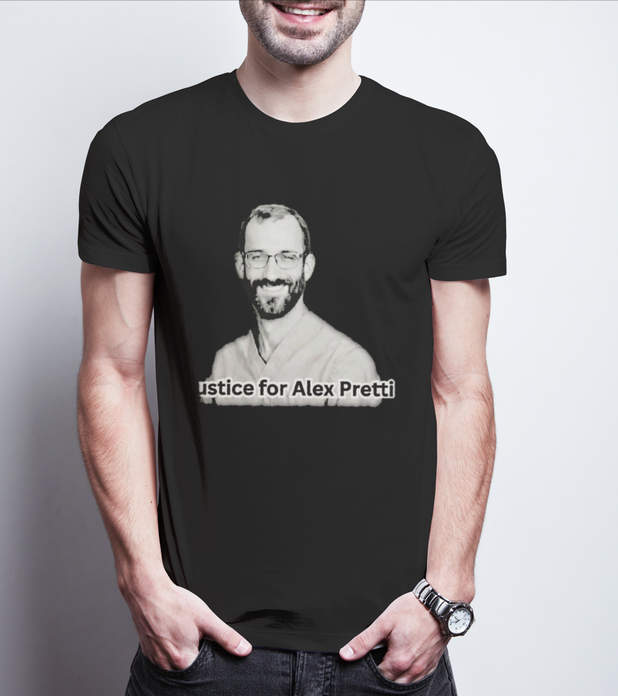 Justice For Alex Pretti Memorial T-Shirt
