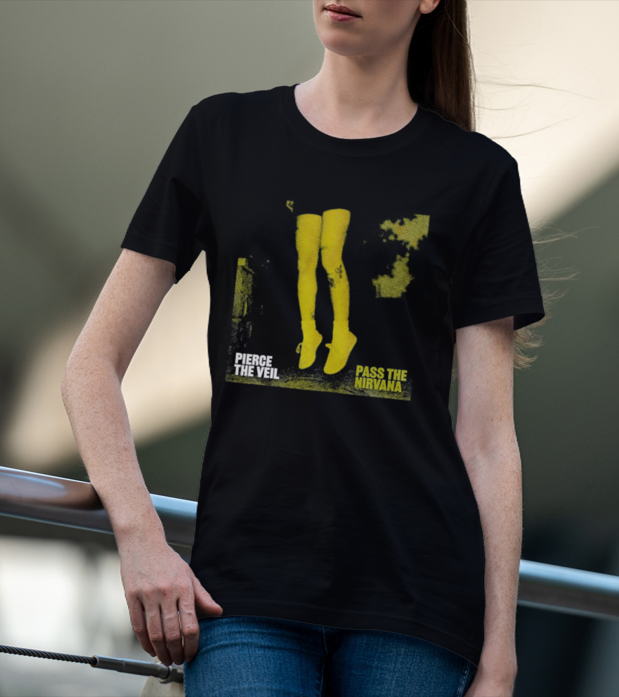 Pierce The Veil Pass The Nirvana Yellow Boots T-Shirt