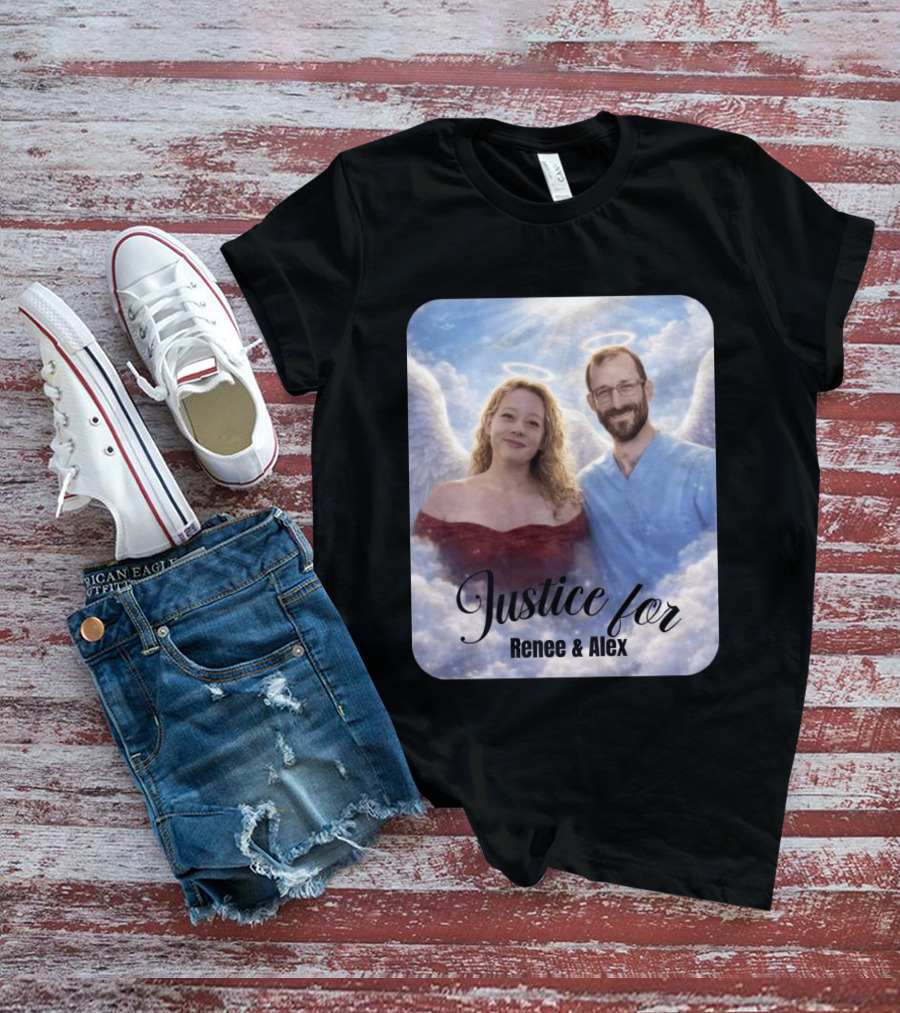 Justice For Renee And Alex Angel Wings Memorial T-Shirt