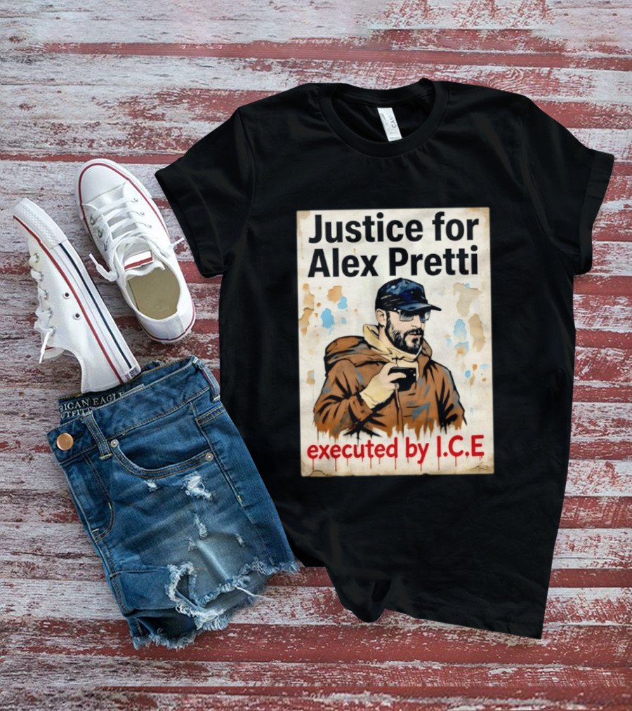 Justice For Alex Pretti Executed By ICE Visual T-Shirt