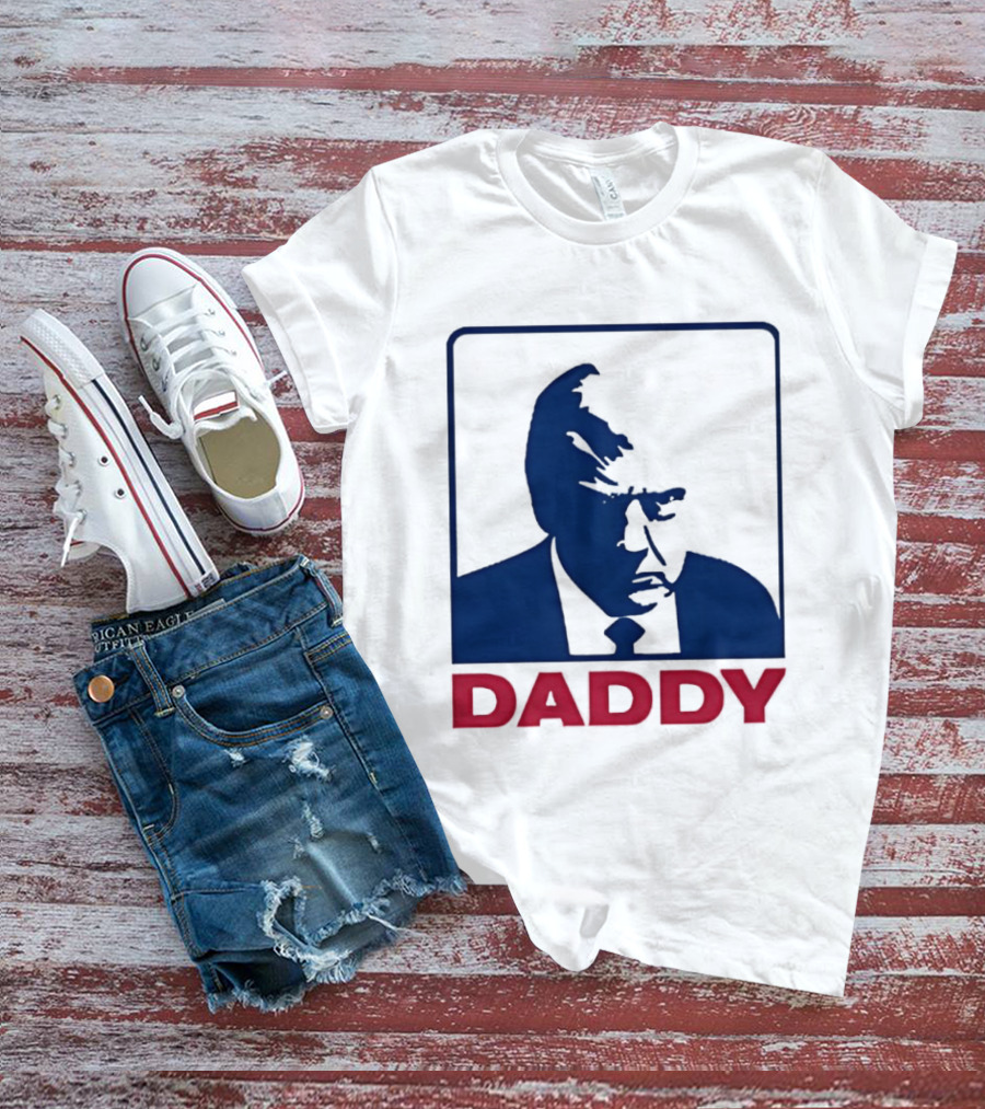Daddy Donald Trump Blue Red T-Shirt