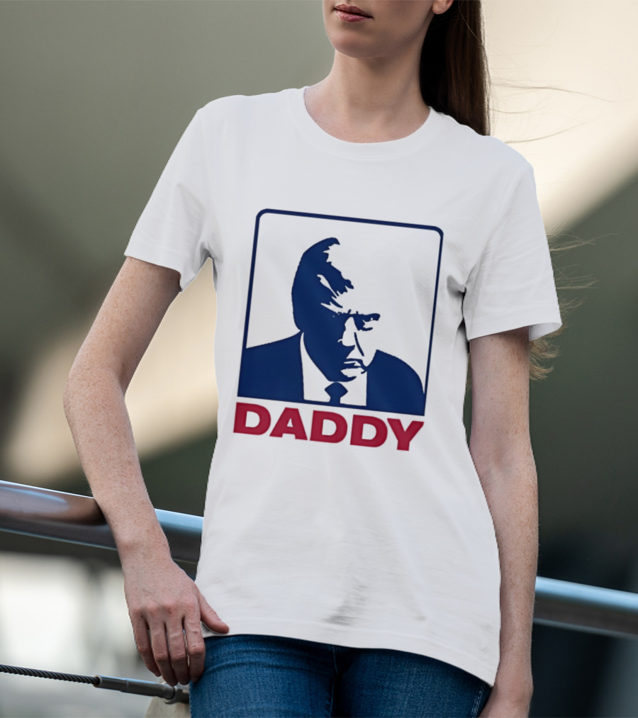 Daddy Donald Trump Blue Red T-Shirt