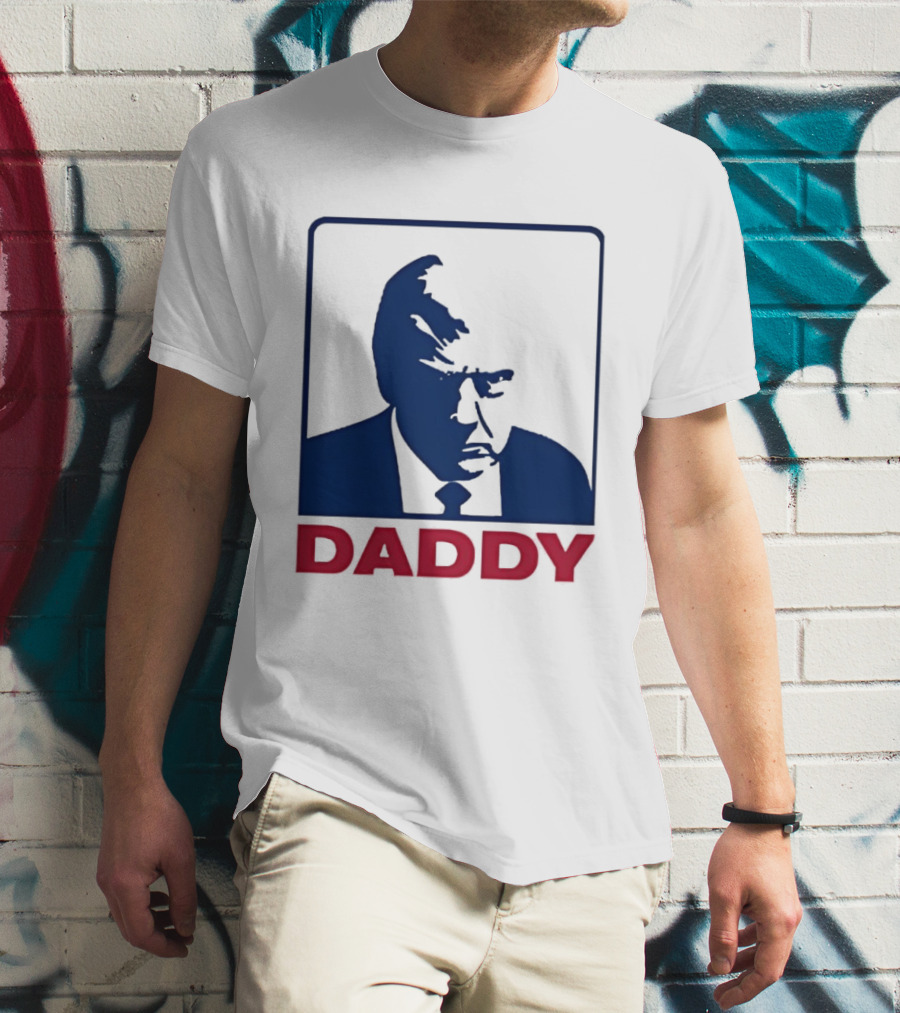 Daddy Donald Trump Blue Red T-Shirt