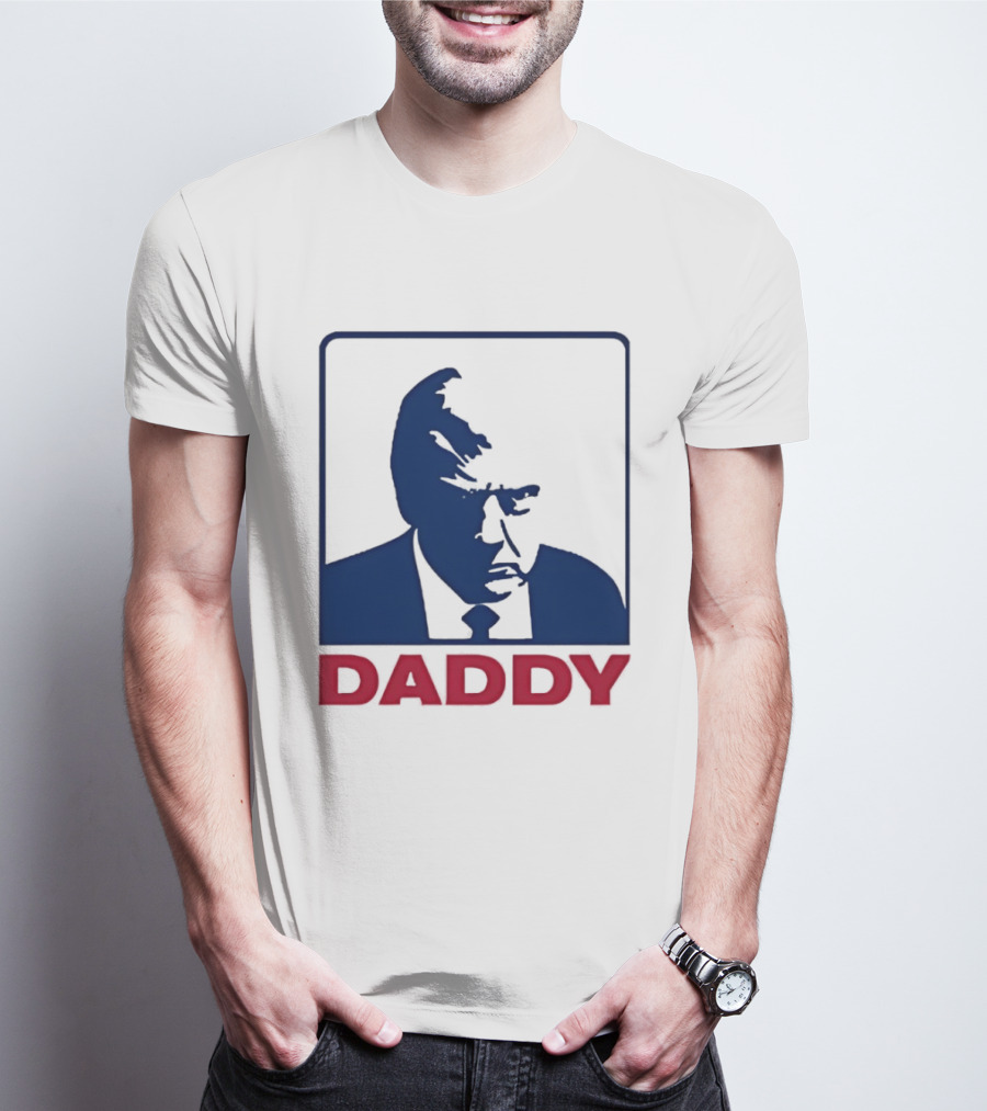Daddy Donald Trump Blue Red T-Shirt