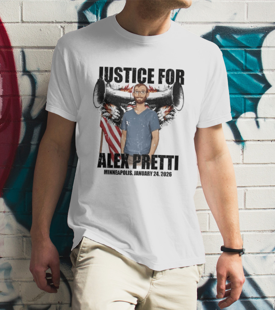 Justice For Alex Pretti Remembering August 24 2020 T-Shirt