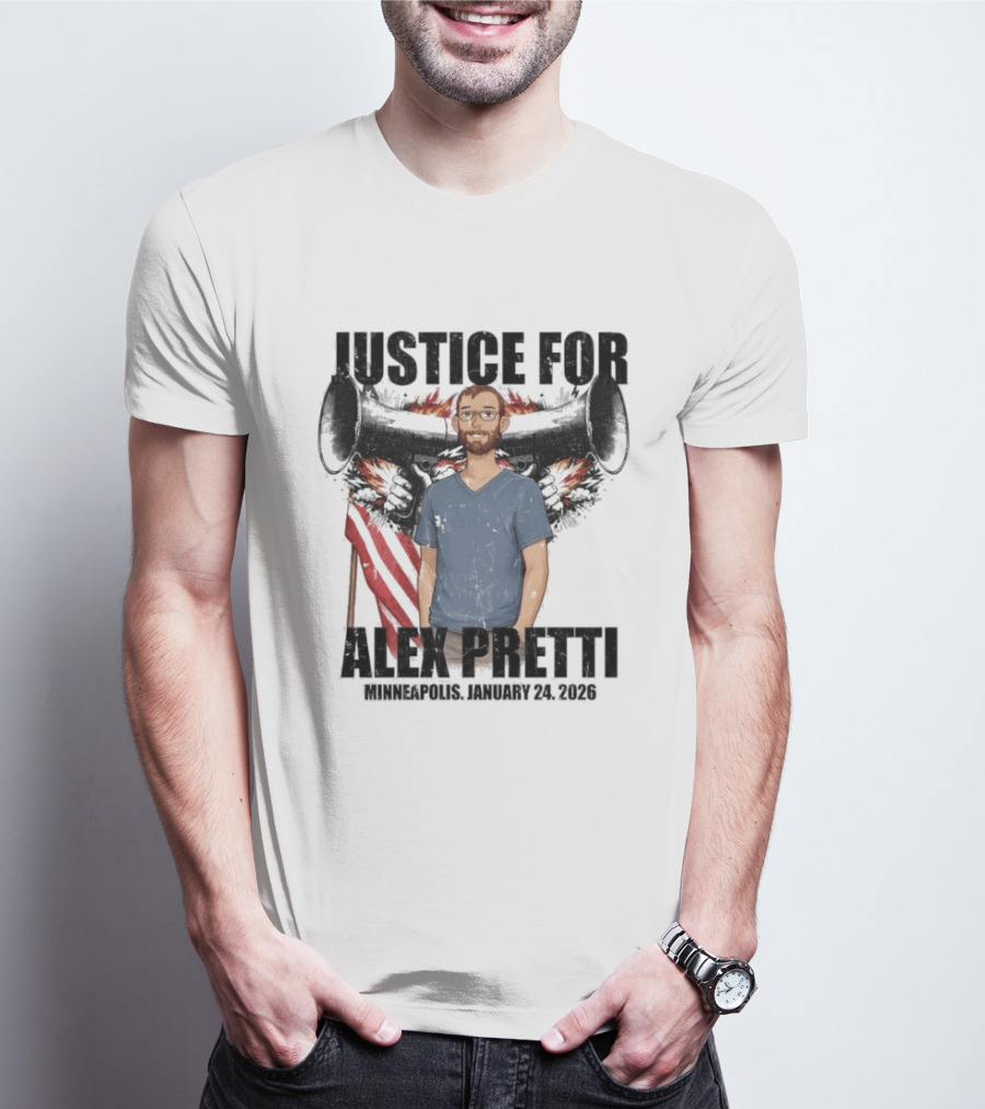 Justice For Alex Pretti Remembering August 24 2020 T-Shirt
