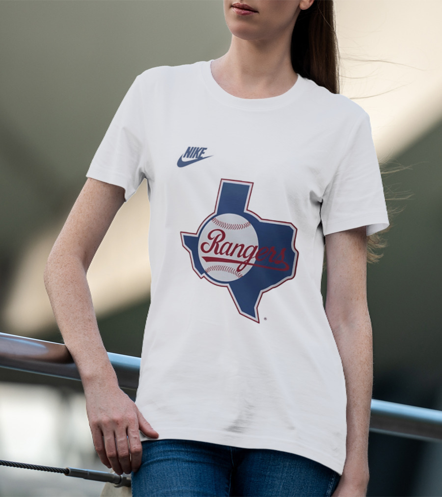 Rangers Baseball Texas Map Iconic Team T-Shirt