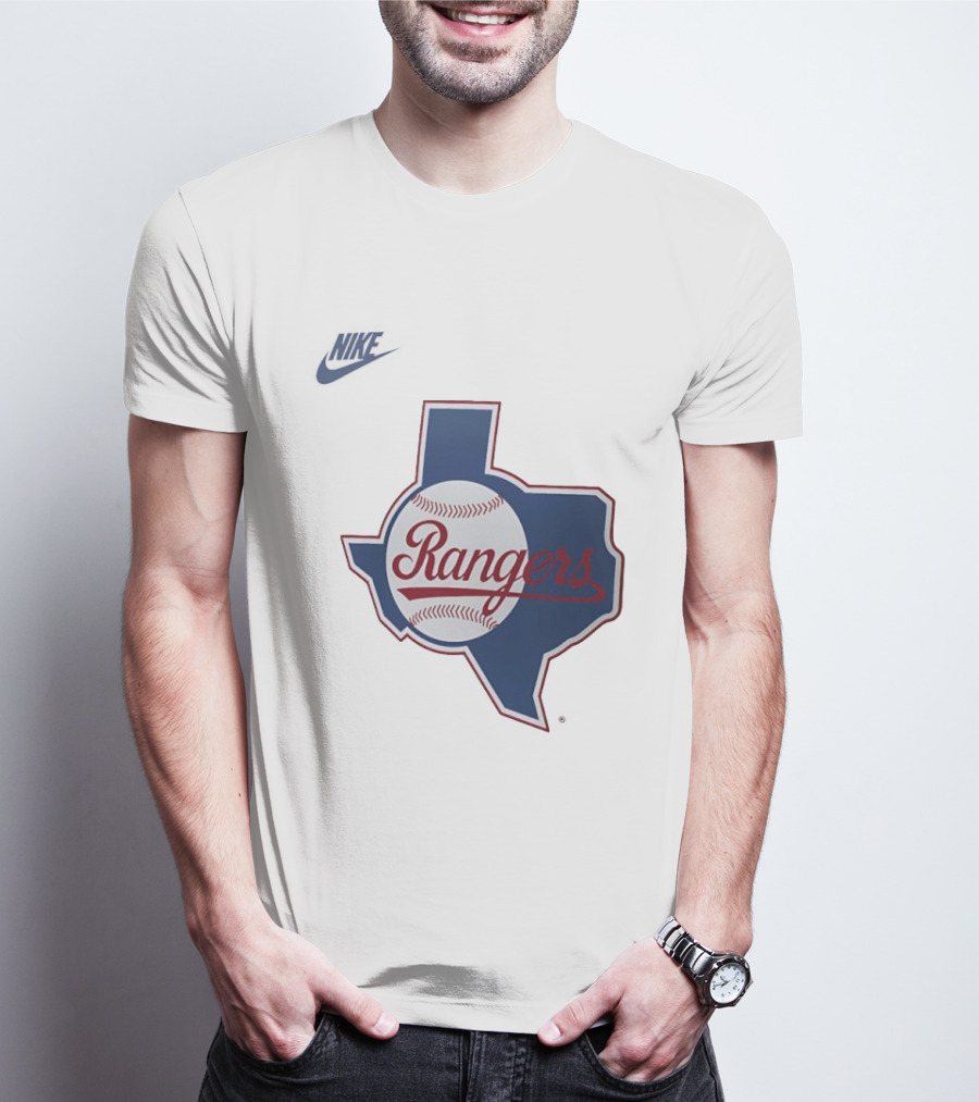 Rangers Baseball Texas Map Iconic Team T-Shirt