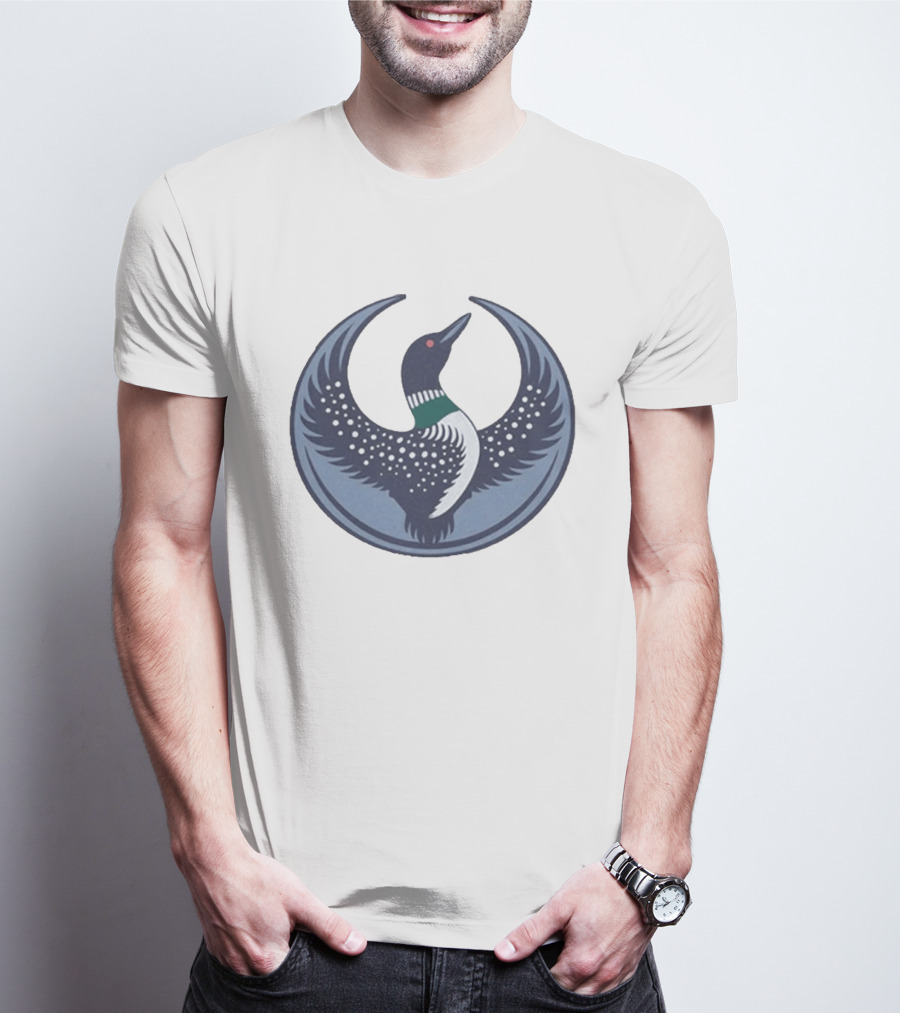 The Loon Platoon Rebel Alliance Emblem Bird Circular T-Shirt
