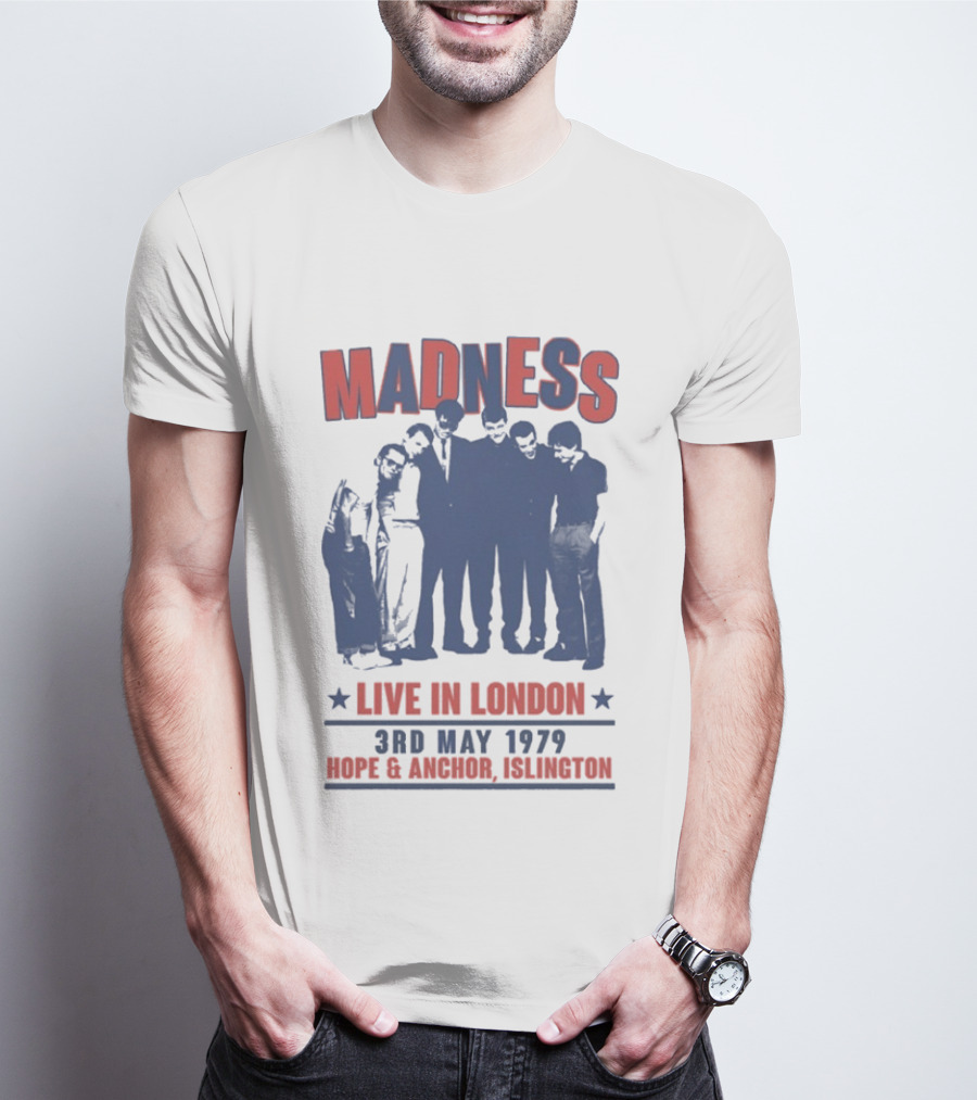 Madness Live In London 3rd May 1979 Hope And Anchor Islington T-Shirt