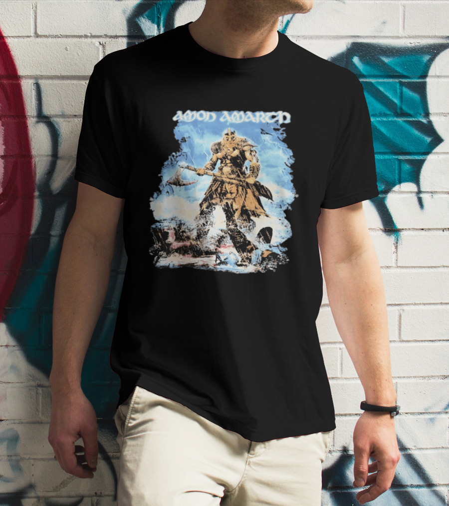 Amon Amarth Jomsviking Warrior With Axe T-Shirt