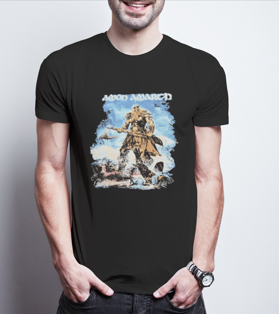Amon Amarth Jomsviking Warrior With Axe T-Shirt