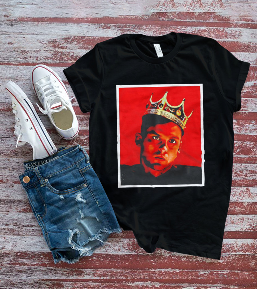 Anuel AA SoroKING Crown Portrait Red T-Shirt