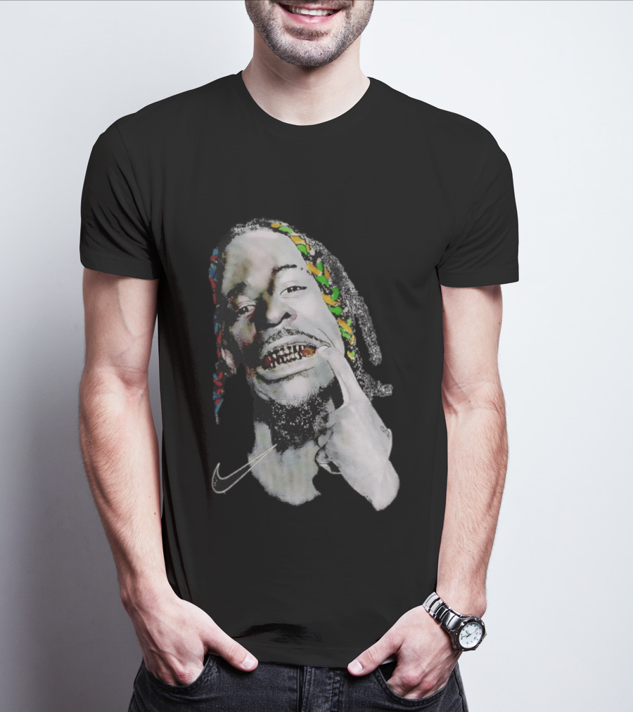 Ja Morant Max90 Nike Iconic Grills And Colorful Braids T-Shirt