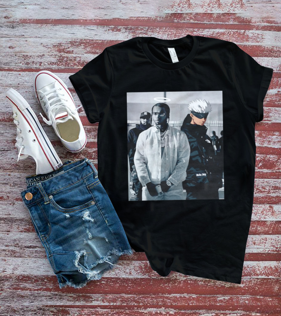 Jujutsu Kaisen Gojo Satoru Pop Smoke Collaboration T-Shirt