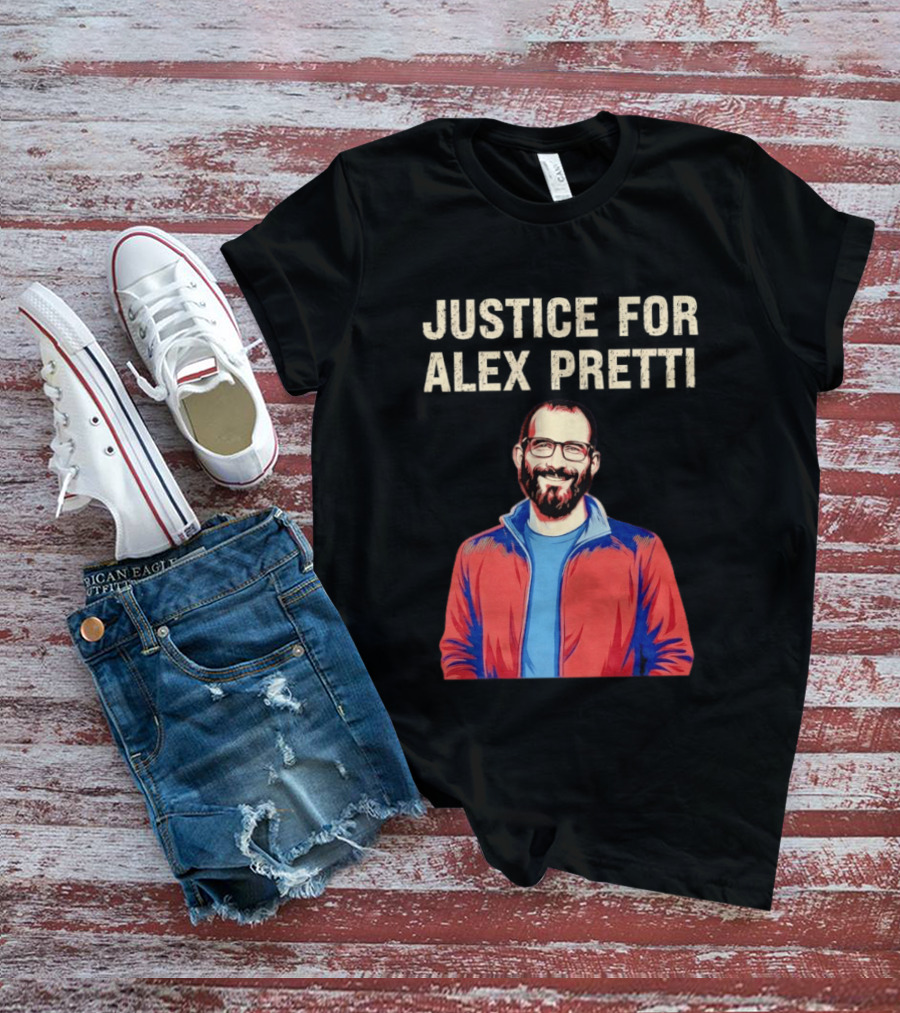 Justice For Alex Pretti Minnesota Anti ICE Protest T-Shirt