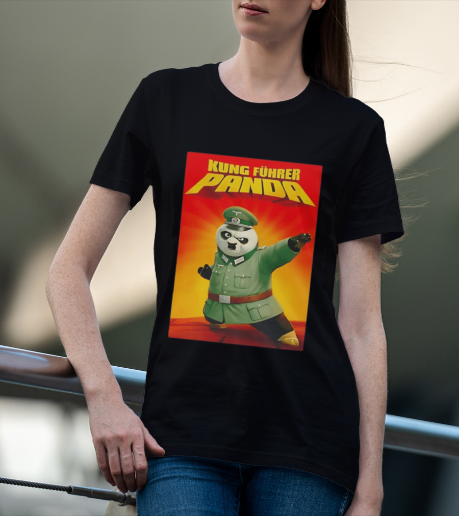 Kung Führer Panda Officer T-Shirt