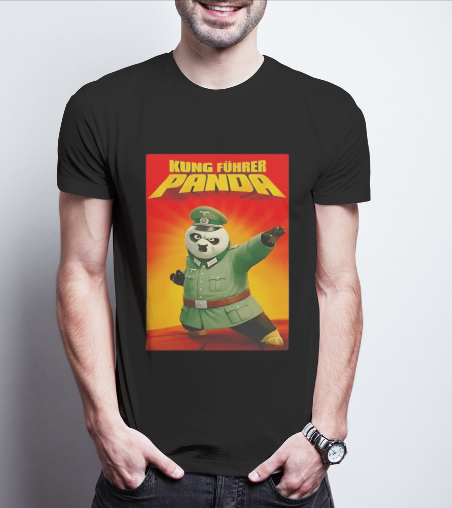 Kung Führer Panda Officer T-Shirt