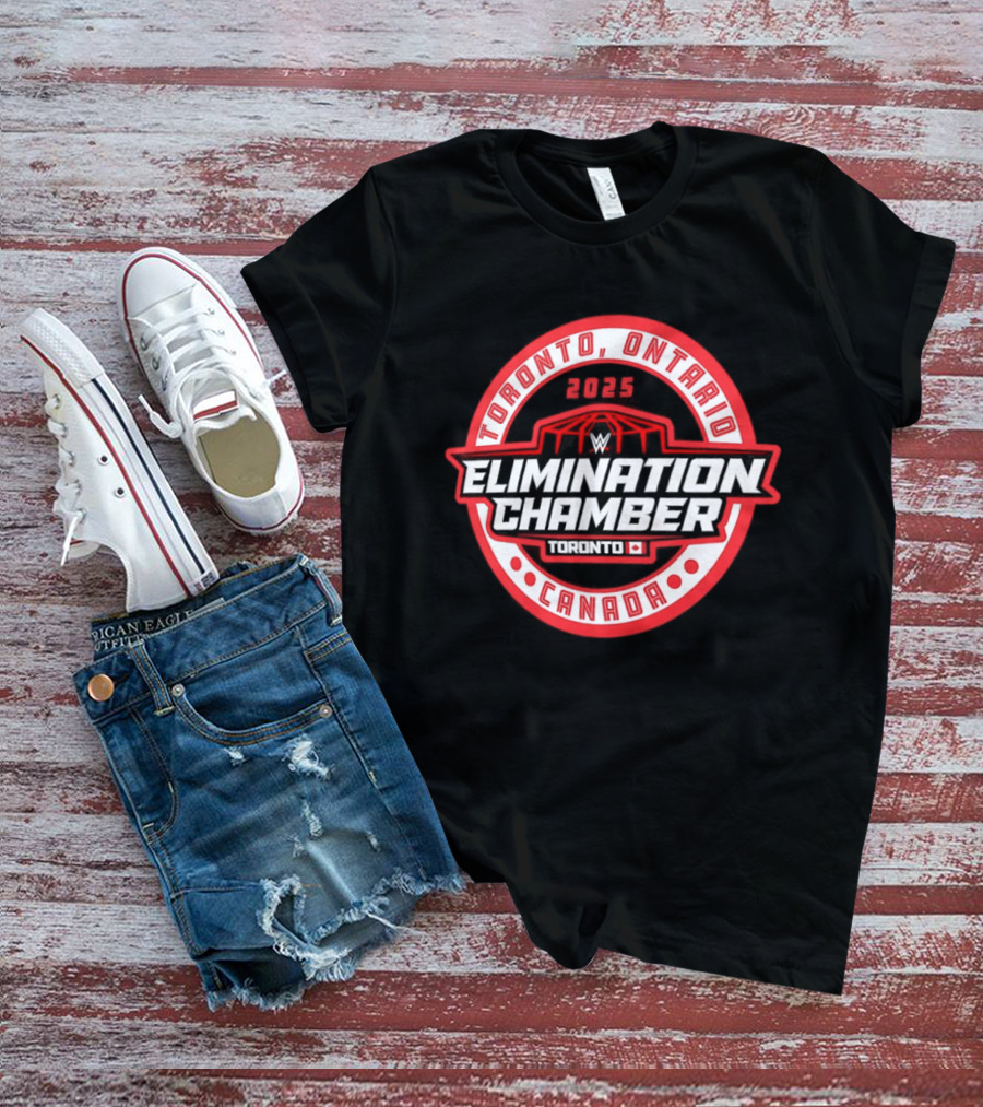 Toronto Ontario Canada Elimination Chamber 2025 Event T-Shirt