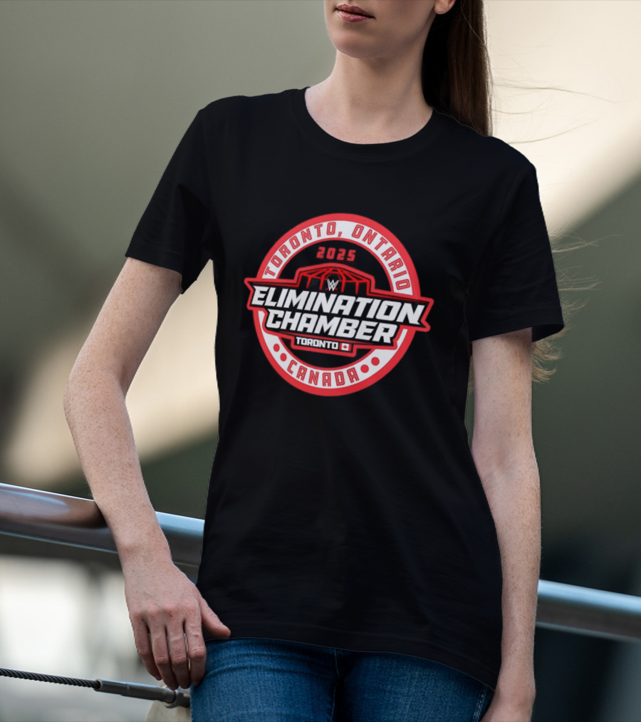 Toronto Ontario Canada Elimination Chamber 2025 Event T-Shirt