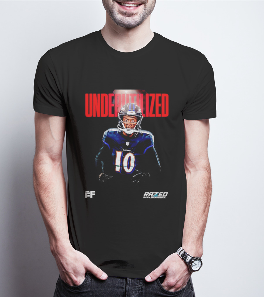 Underutilized Baltimore Ravens Football 10 T-Shirt
