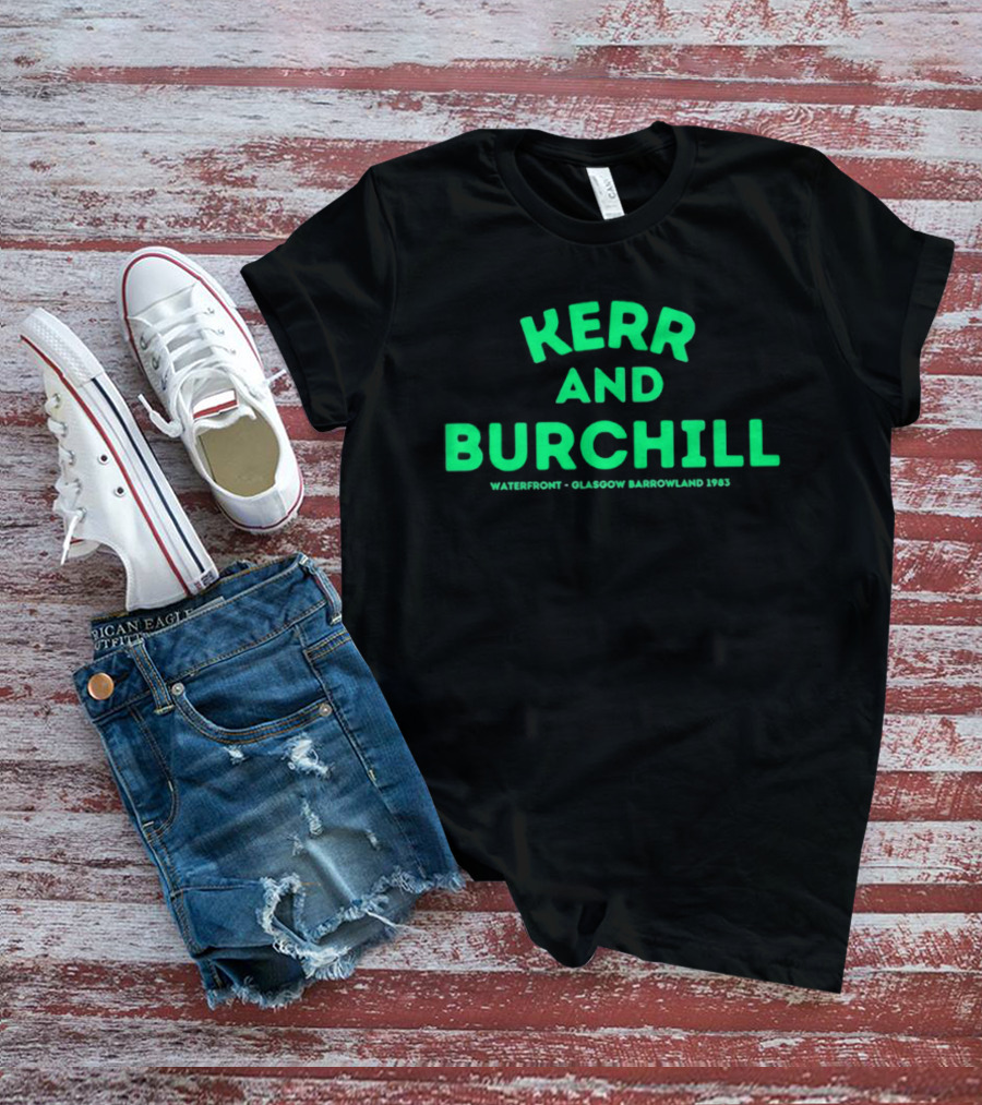 Kerr And Burchill Waterfront Glasgow Barrowland 1983 Concert T-Shirt