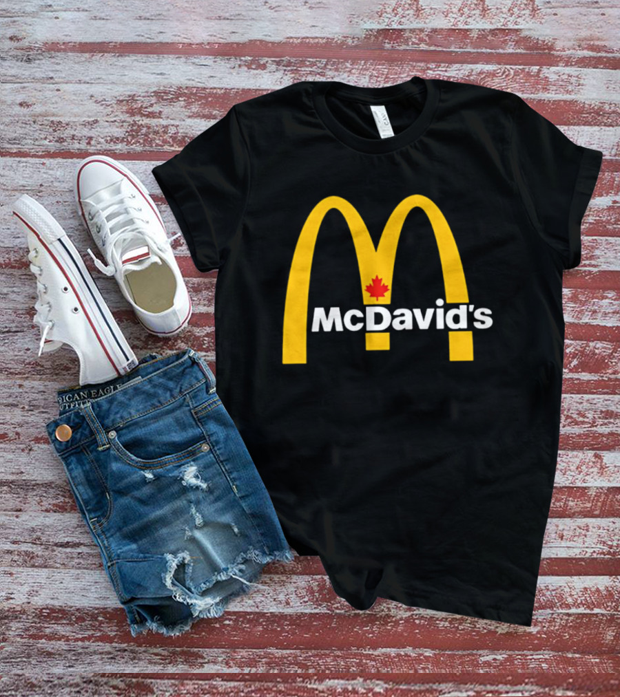 McDavid's McDonald's Canada Maple Leaf Arch T-Shirt