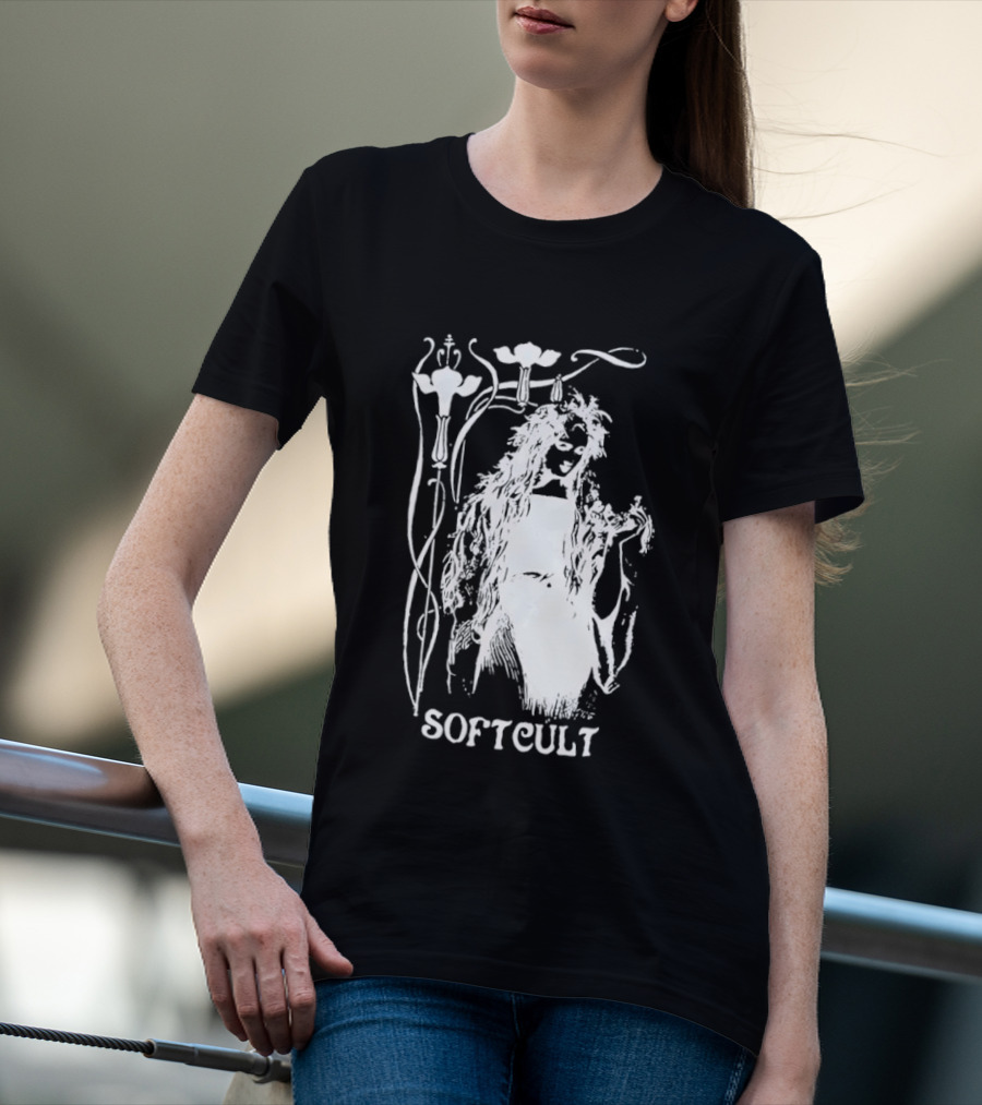 Softcult Floral Art Nouveau Aesthetic T-Shirt