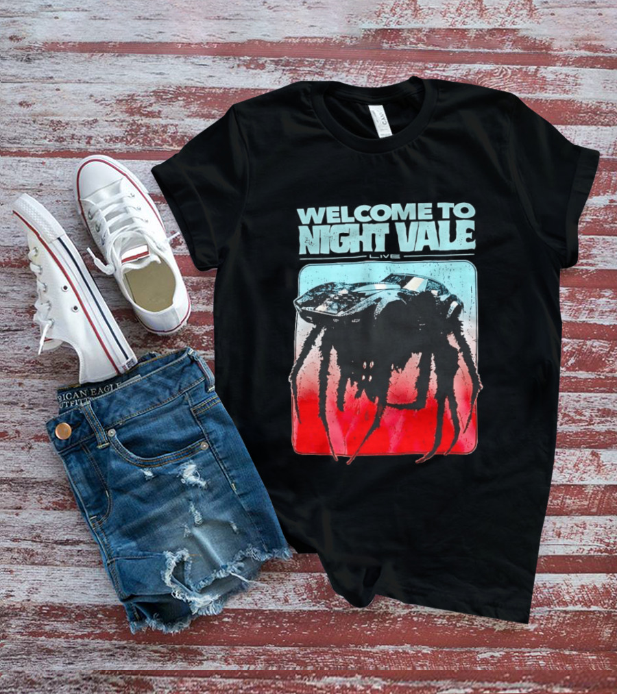 Welcome To Night Vale Live Giant Spider UFO T-Shirt