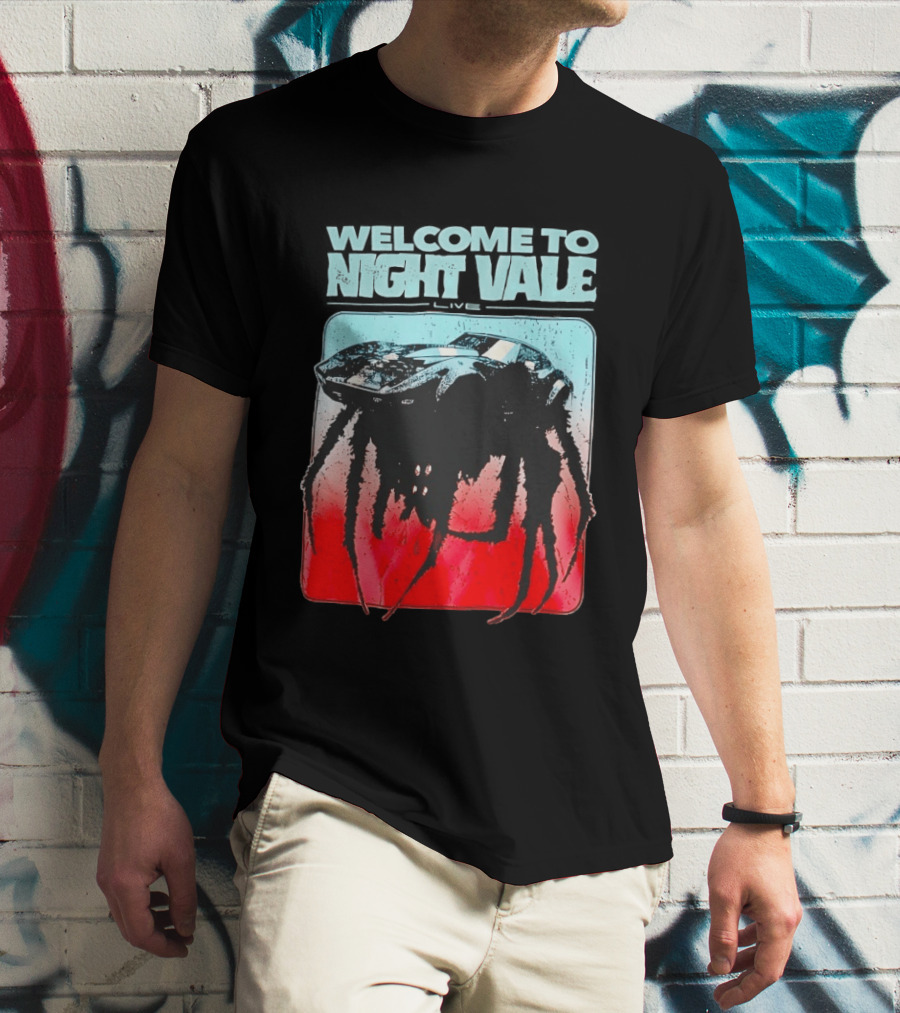 Welcome To Night Vale Live Giant Spider UFO T-Shirt