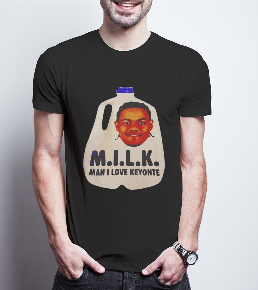 M.I.L.K Man I Love Keyonte George Fan T-Shirt