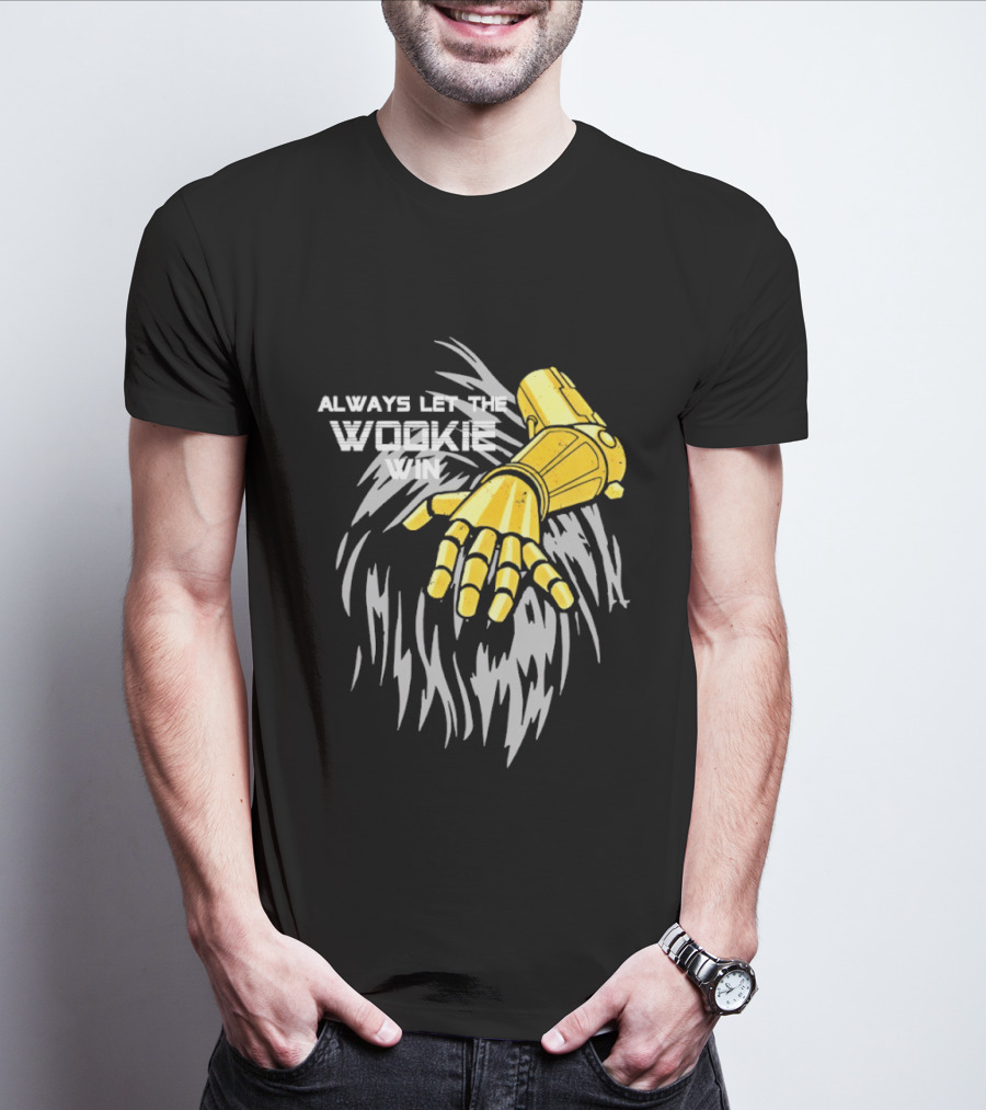 Always Let The Wookie Win Robotic Arm T-Shirt