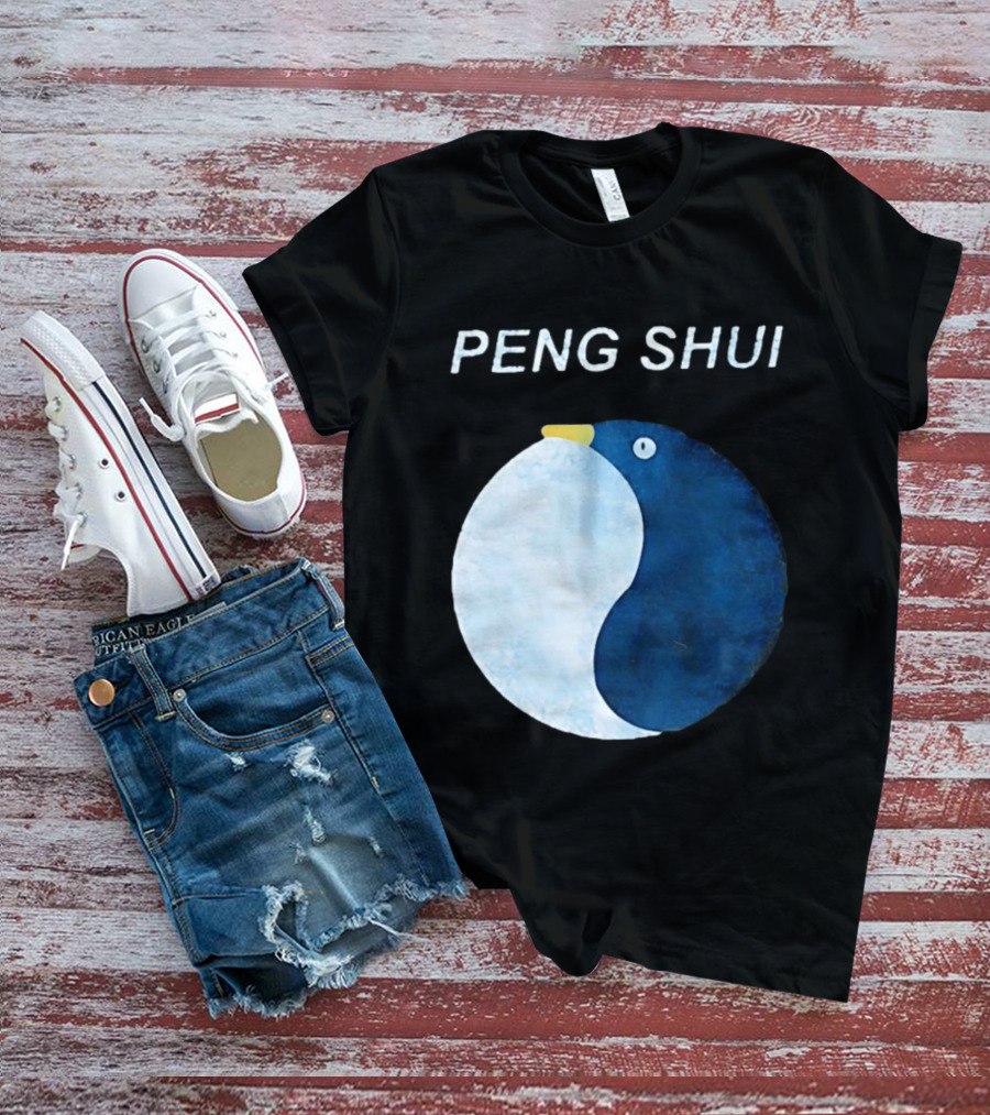Peng Shui Feng Shui Penguin Yin Yang T-Shirt