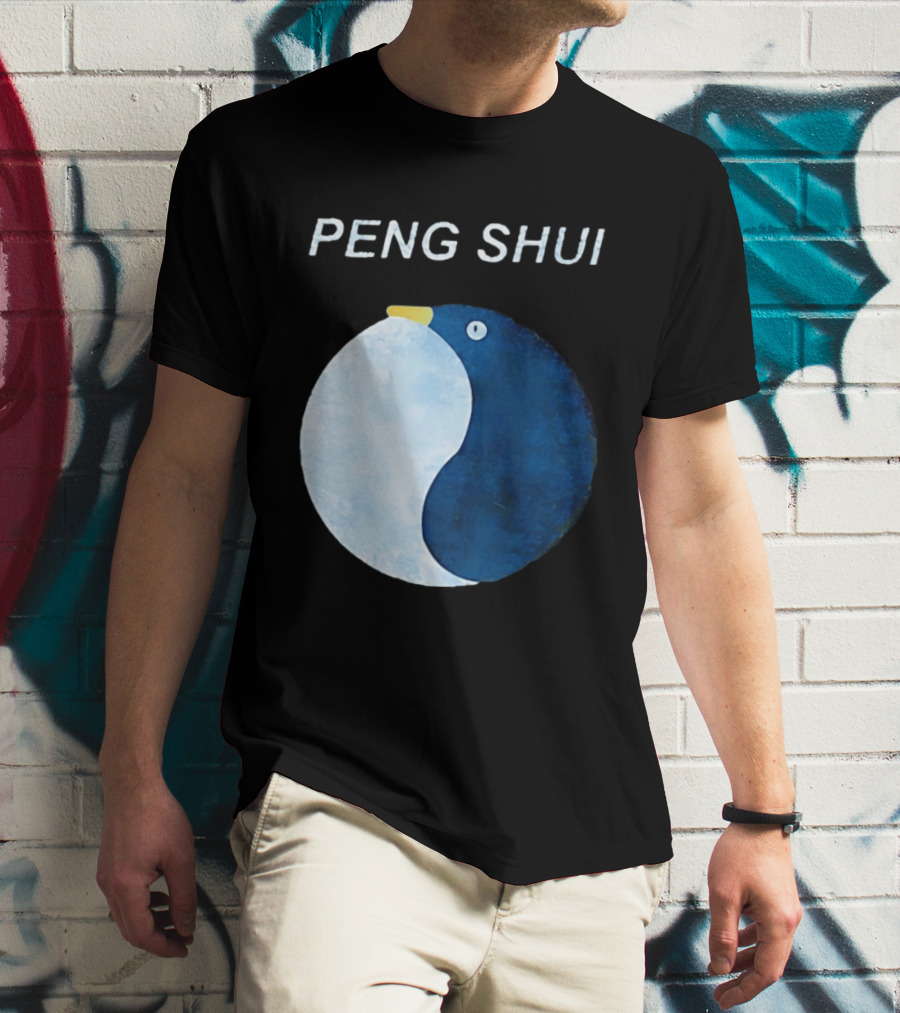 Peng Shui Feng Shui Penguin Yin Yang T-Shirt