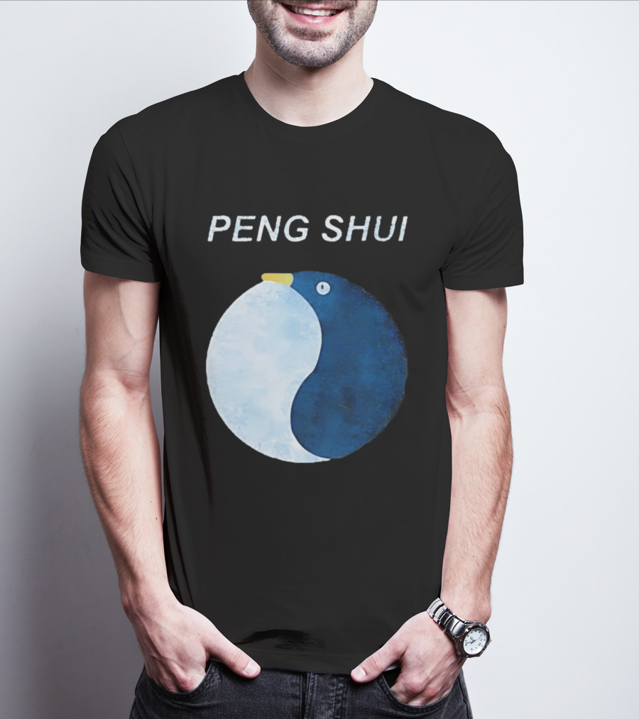Peng Shui Feng Shui Penguin Yin Yang T-Shirt