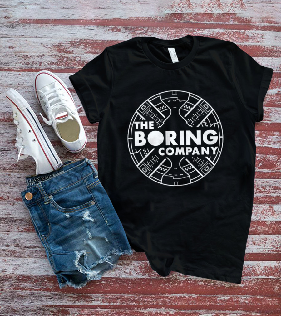 The Boring Company Urban Tunnel Blueprint T-Shirt