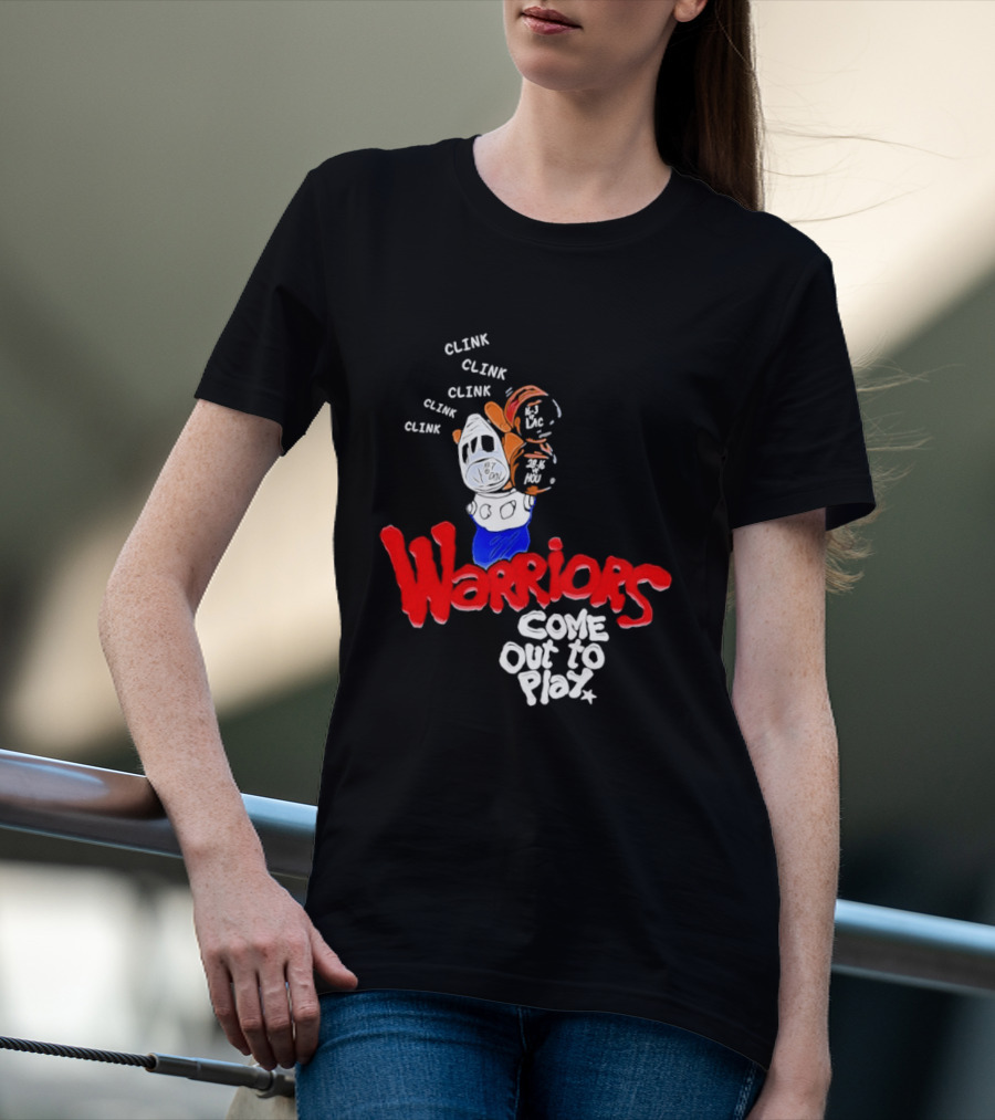 Warriors Come Out To Play Clink Bat Iconic Scene T-Shirt