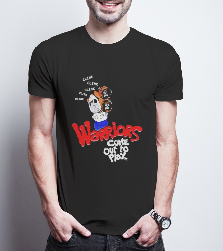 Warriors Come Out To Play Clink Bat Iconic Scene T-Shirt