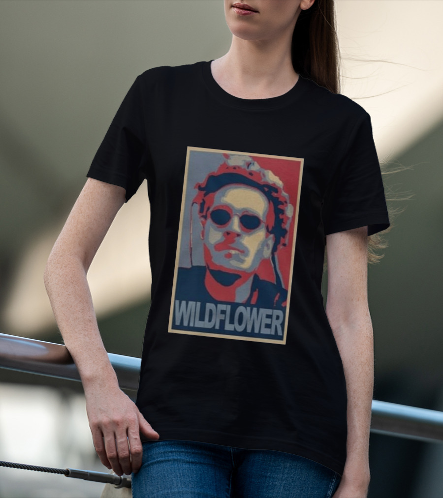 Wildflower Turquoise Tom Grossi Pop T-Shirt