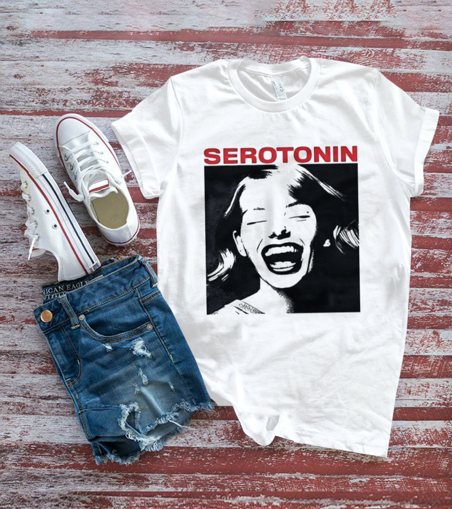 Joris Voorn Serotonin Bold Red Joyful Face T-Shirt