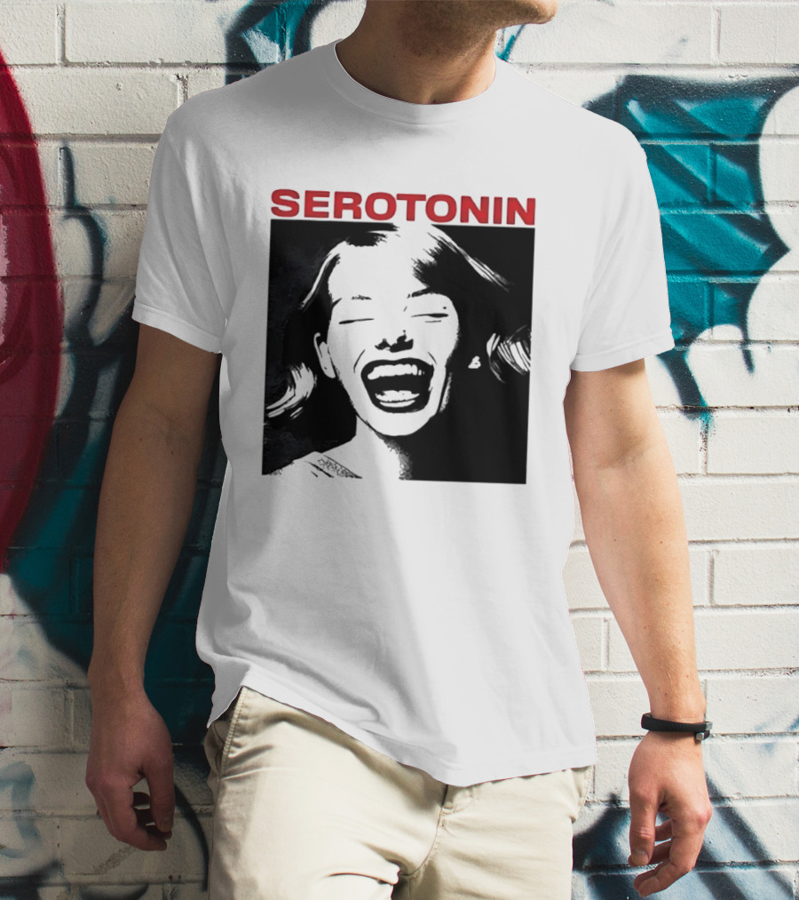 Joris Voorn Serotonin Bold Red Joyful Face T-Shirt