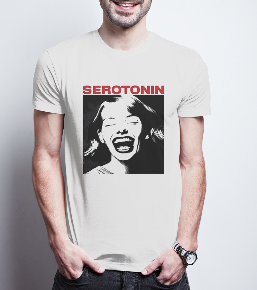 Joris Voorn Serotonin Bold Red Joyful Face T-Shirt